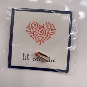3/$25 Keep Rose gold lipstick charm